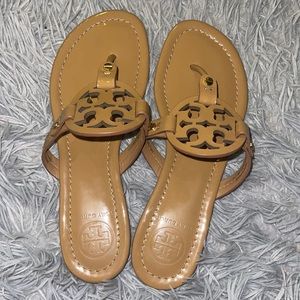 Tory Burch Miller Logo Flat Sandals